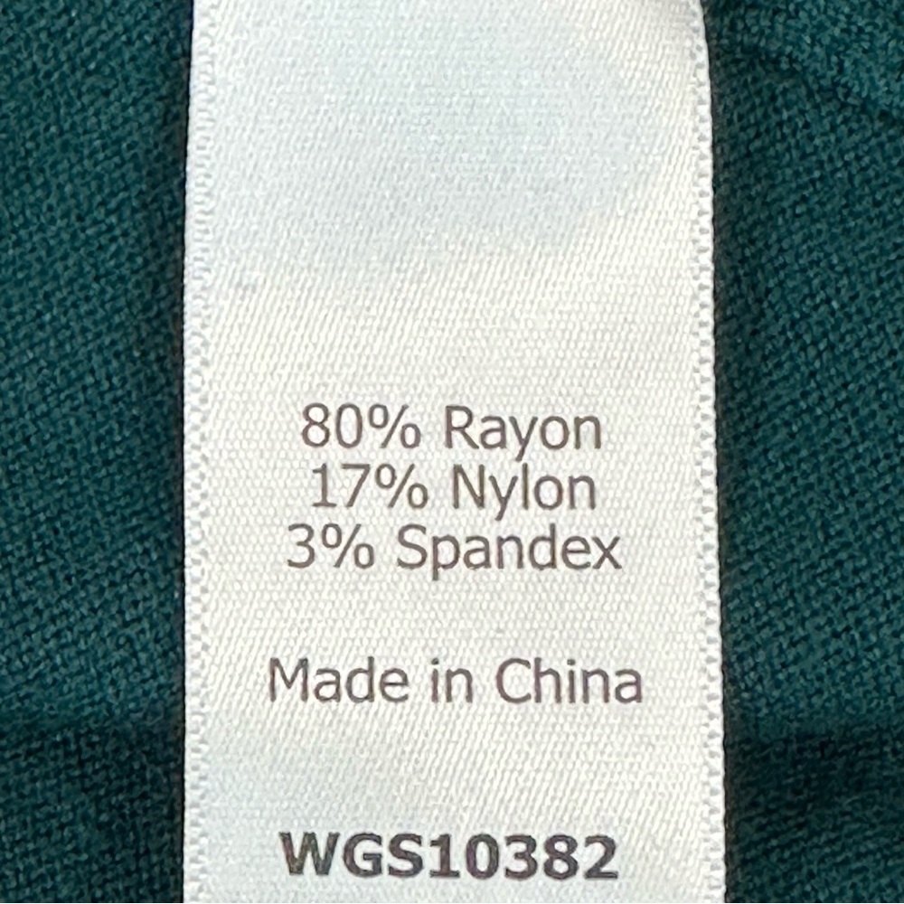 Stitch Fix 41 Hawthorn Tamzen Bell Sleeve Pullover Sweater Top Green Sz L - Picture 8 of 14